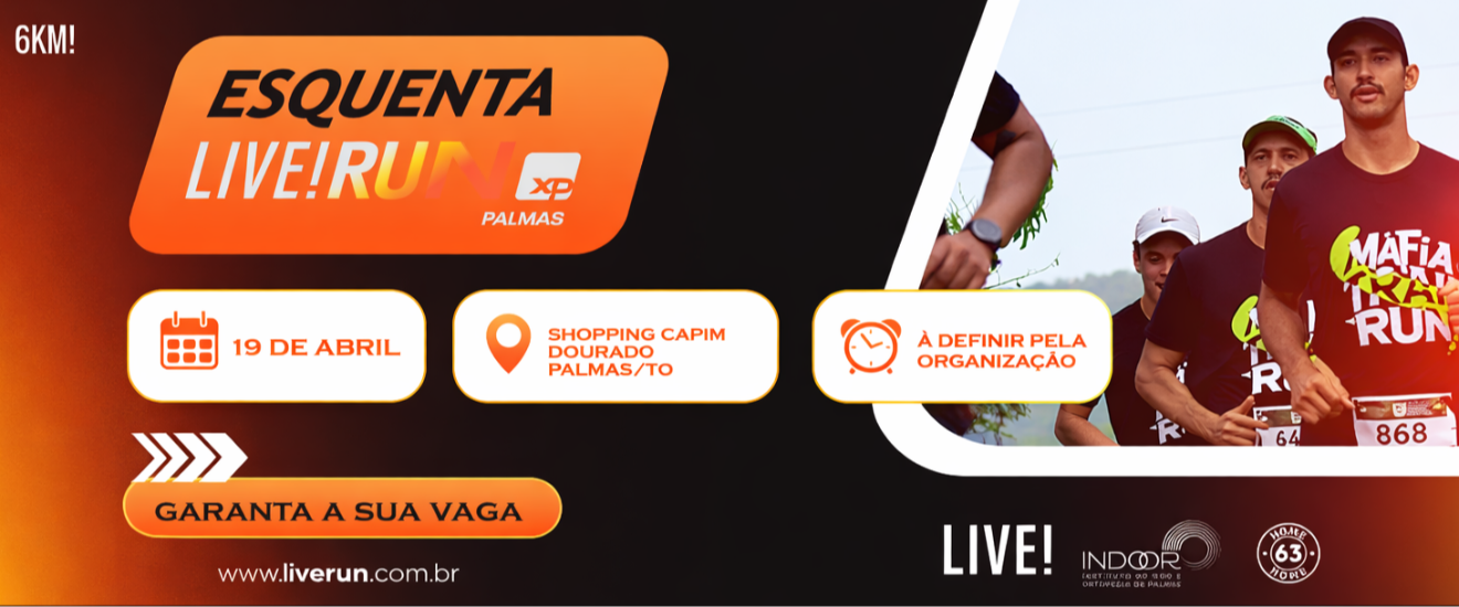 Banner ESQUENTA LIVE RUN